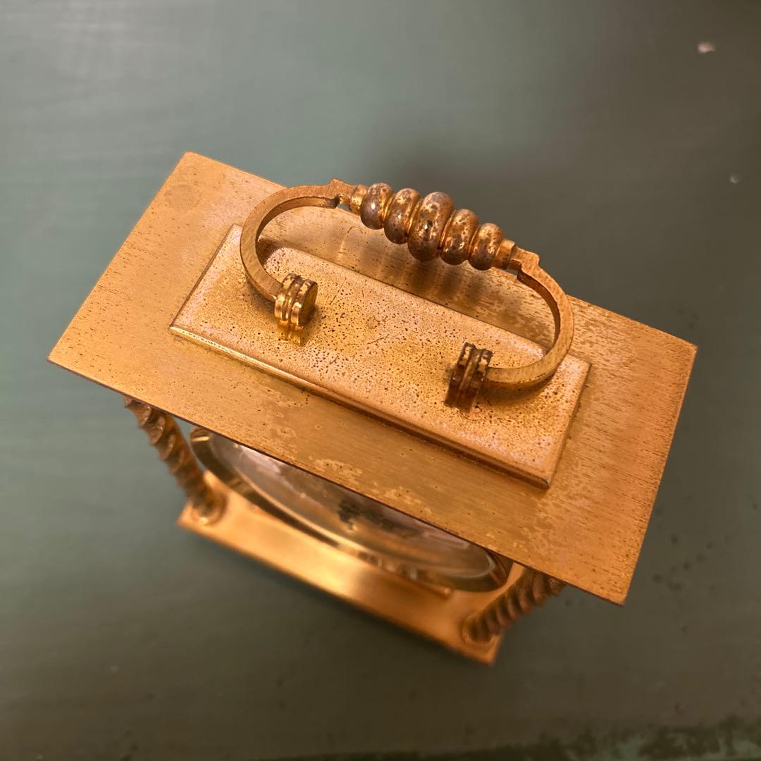 ヴィンテージ TMHOP STRIKING 置き時計 ゴールド スイス製