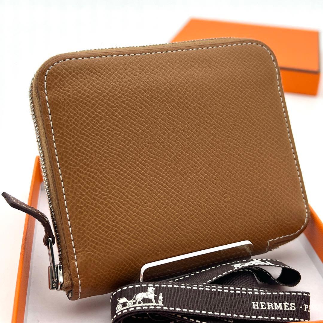 【希少・王者の虎】エルメス アザップ シルクイン コンパクト ゴールド