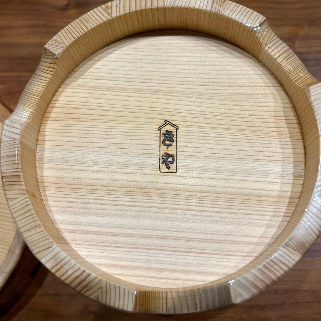 【未使用】　日本橋　木屋　江戸びつ(おひつ) 約３合