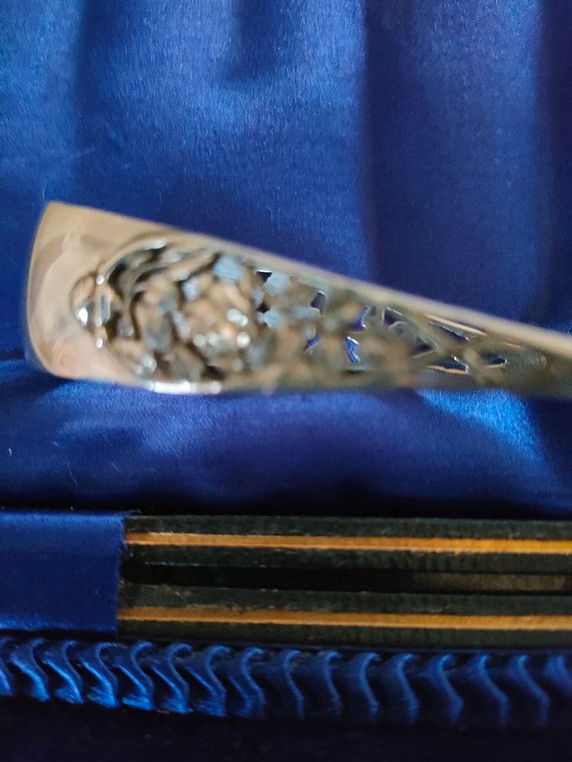 アンテーク☆薔薇メッシュ柄スプーン