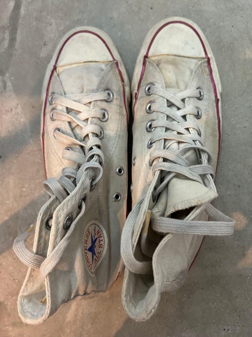 オールスター usa製　80s チャック　青枠　6 1/2