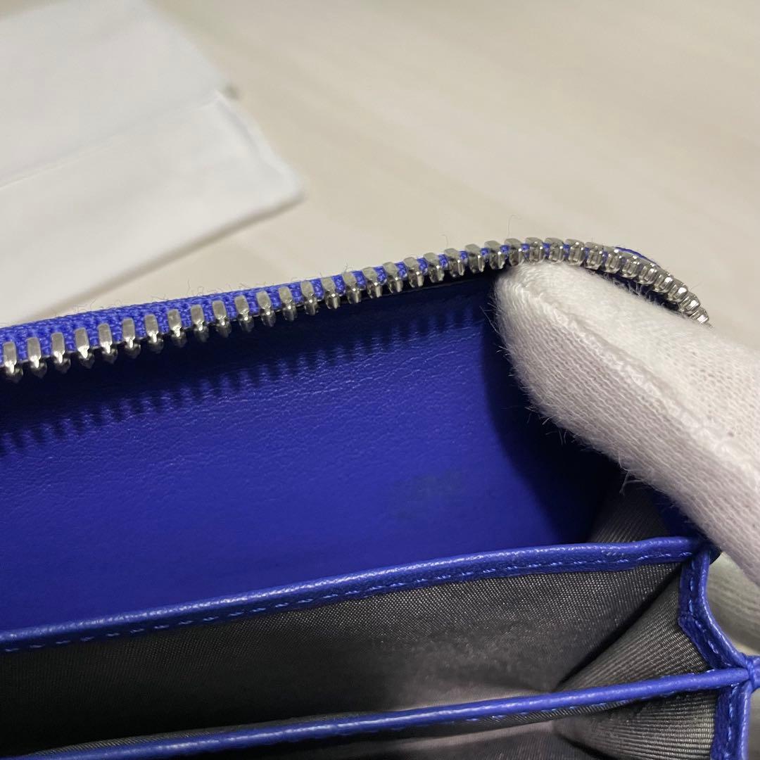 美品☆MCM☆ケース☆ブルー☆レザー☆本革☆