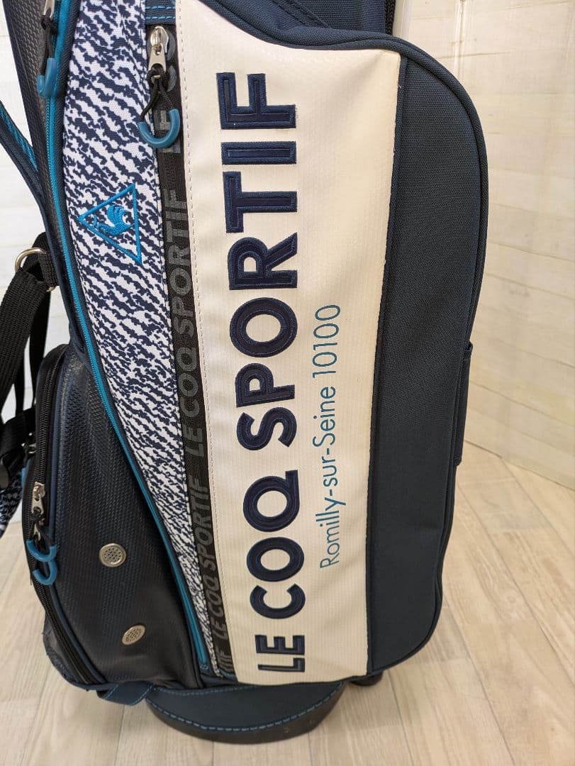 LE COQ SPORTIF ゴルフバッグ スタンド式 ダークブルー