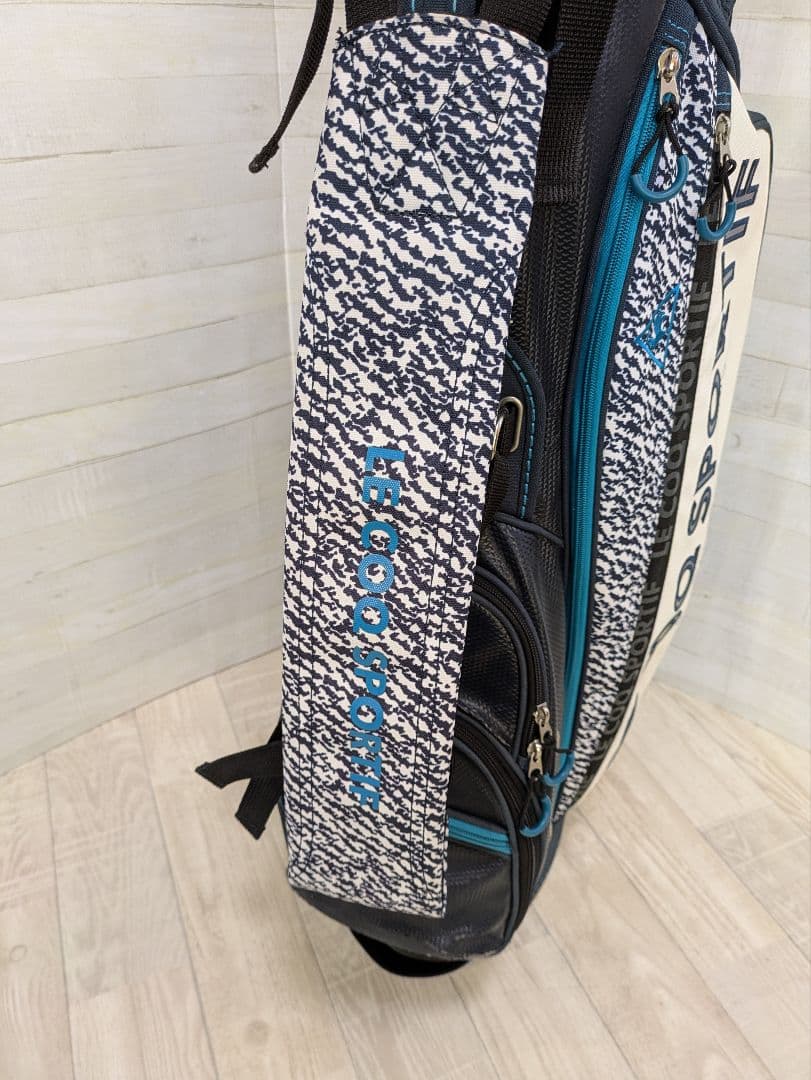 LE COQ SPORTIF ゴルフバッグ スタンド式 ダークブルー