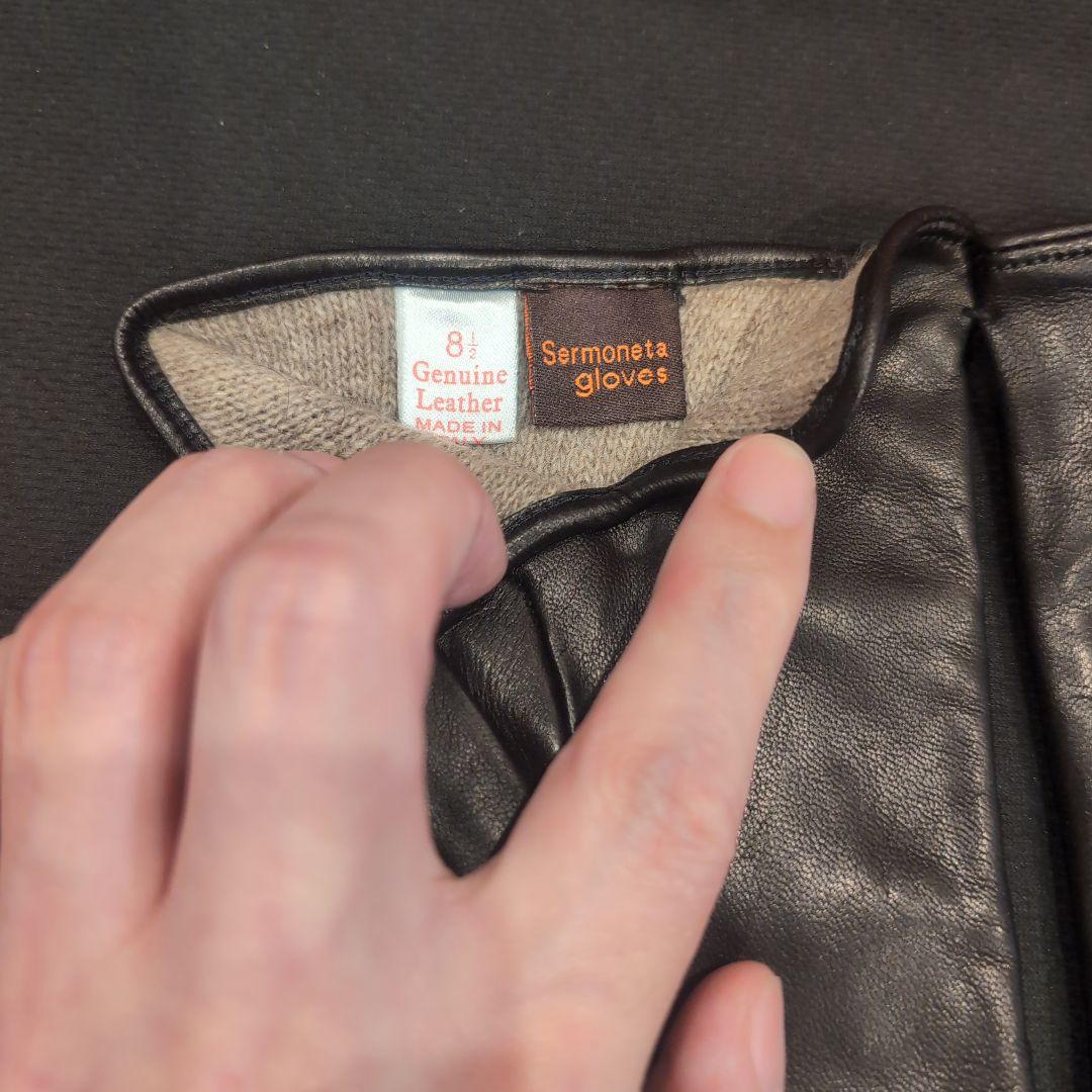 【新品未使用 】Sermoneta 本革手袋 サイズ8.5