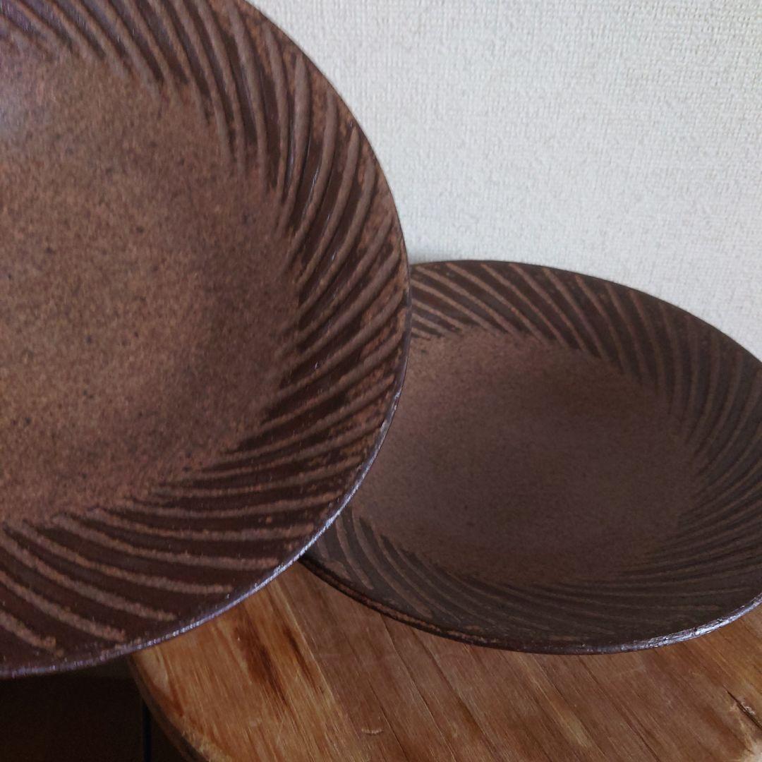 小澤基晴 ぐるぐる 8寸 2枚セット