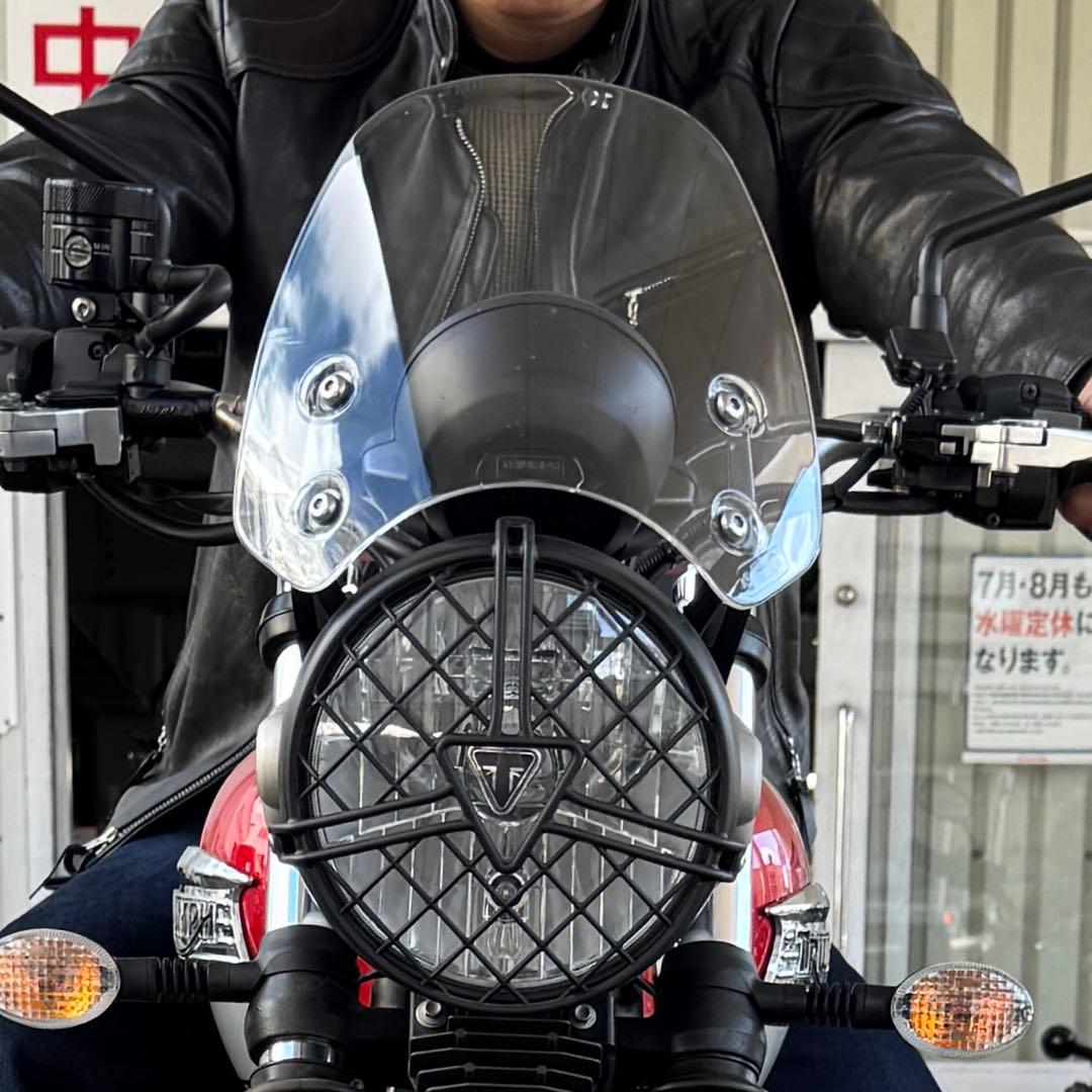 TRIUMPH純正　ウィンドシールド　ストリートスクランブラー（900）クリア