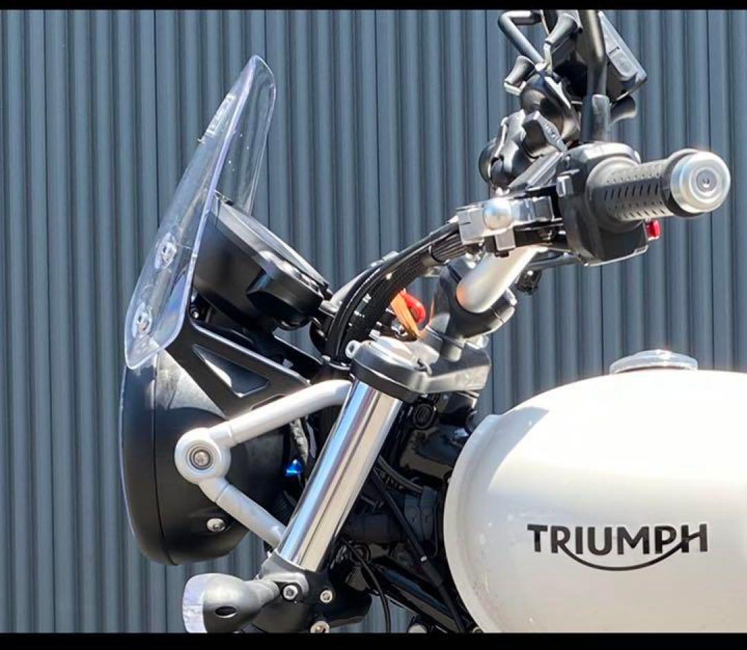 TRIUMPH純正　ウィンドシールド　ストリートスクランブラー（900）クリア