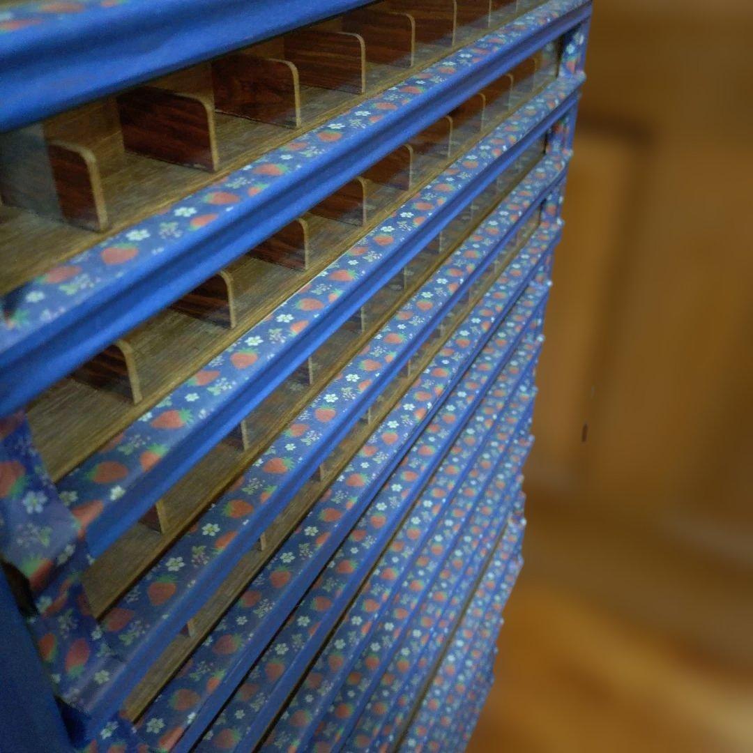 木製ラック　店舗什器　リメイク　アンティーク　古道具　 木製ラック　裁縫箱