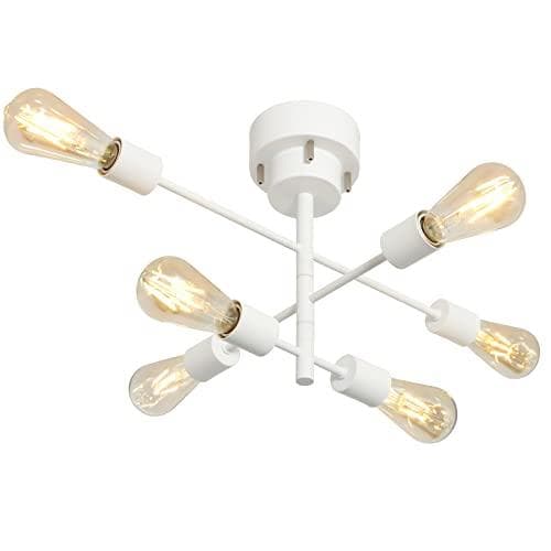 Hzfluo シャンデリア シーリングライト 6灯 E26 ペンダントライト a