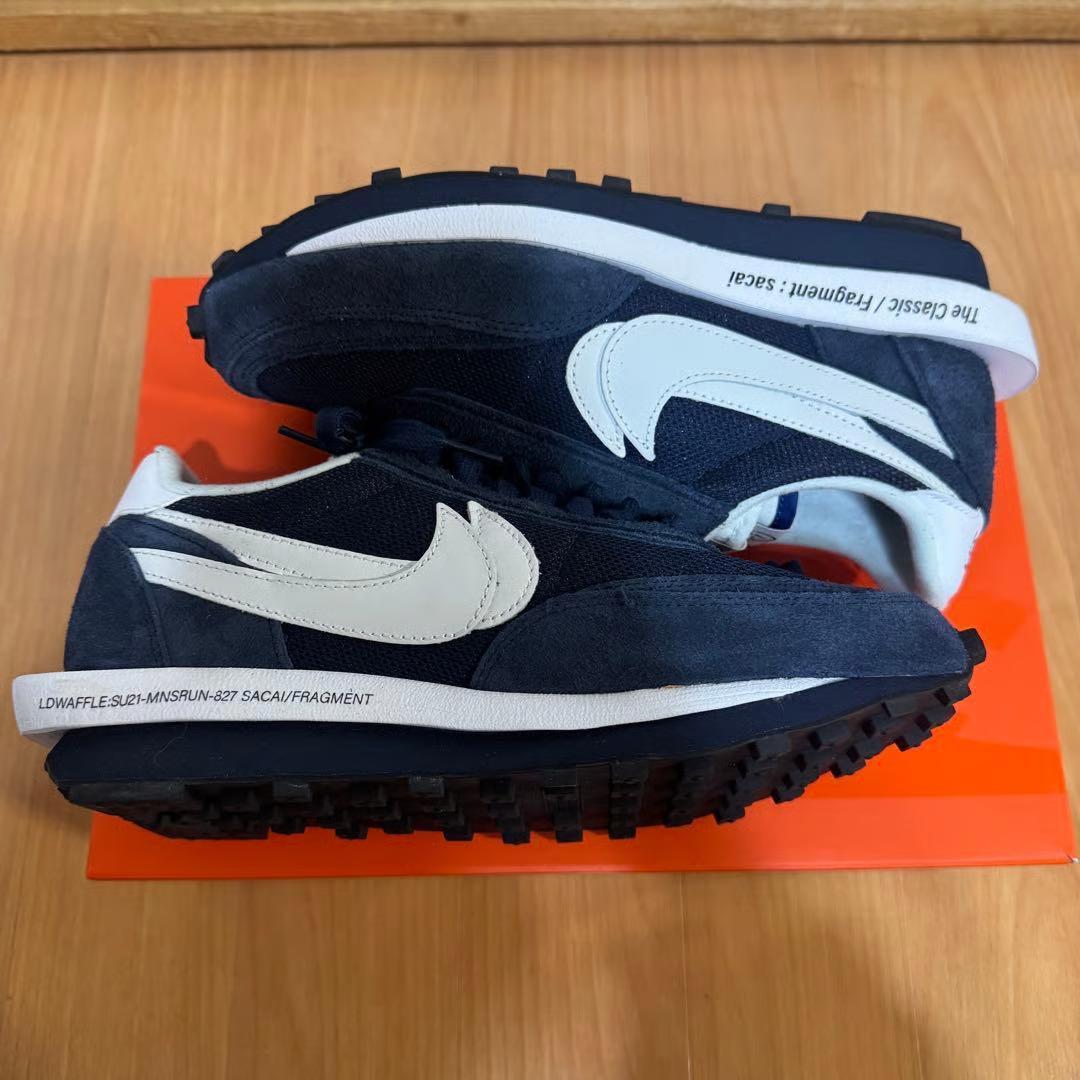 Fragment × sacai × Nike LD Waffle 26.5cm