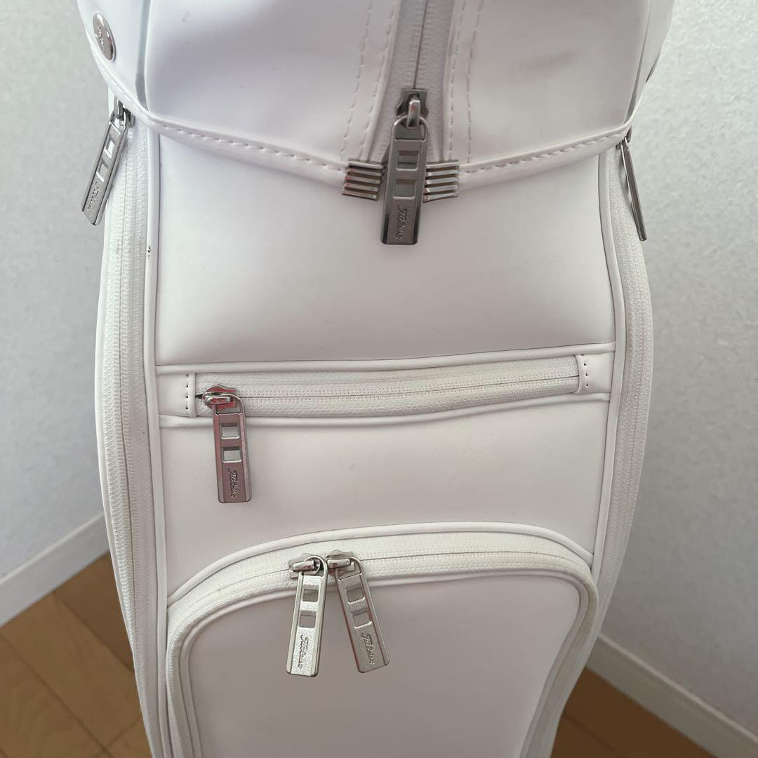 K075 美品！Titleist レディースキャディバッグ 8.5型 軽量