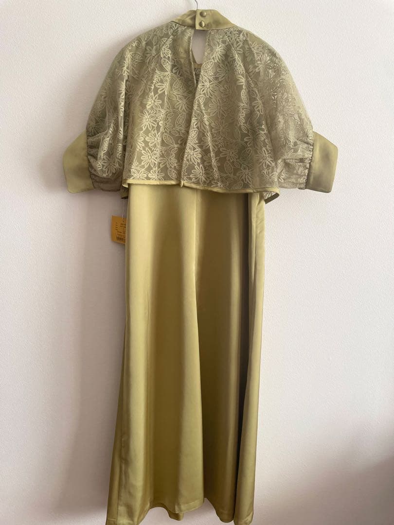 PINUE レースボレロ＆ドレスセット（LEAF GREEN）