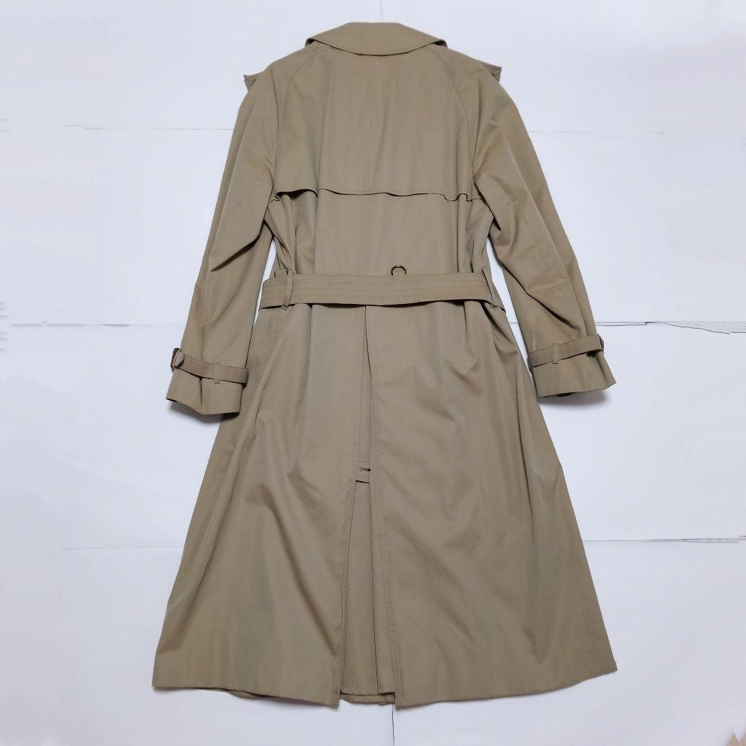 【美品】アクアスキュータム トレンチコート　ダブル　L