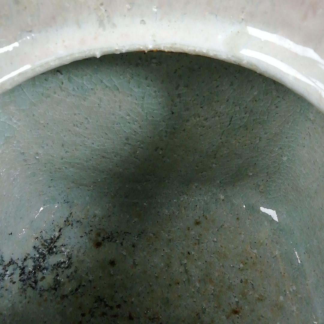 Ｔ８９３　水指　『萩焼』『吉田仙萩 造』　共箱　茶道具