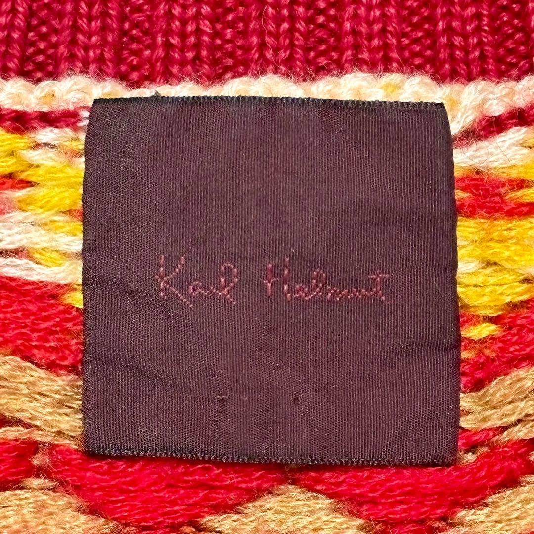 美品 Karl Helmut カールヘルム ノルディック ニット カーディガン