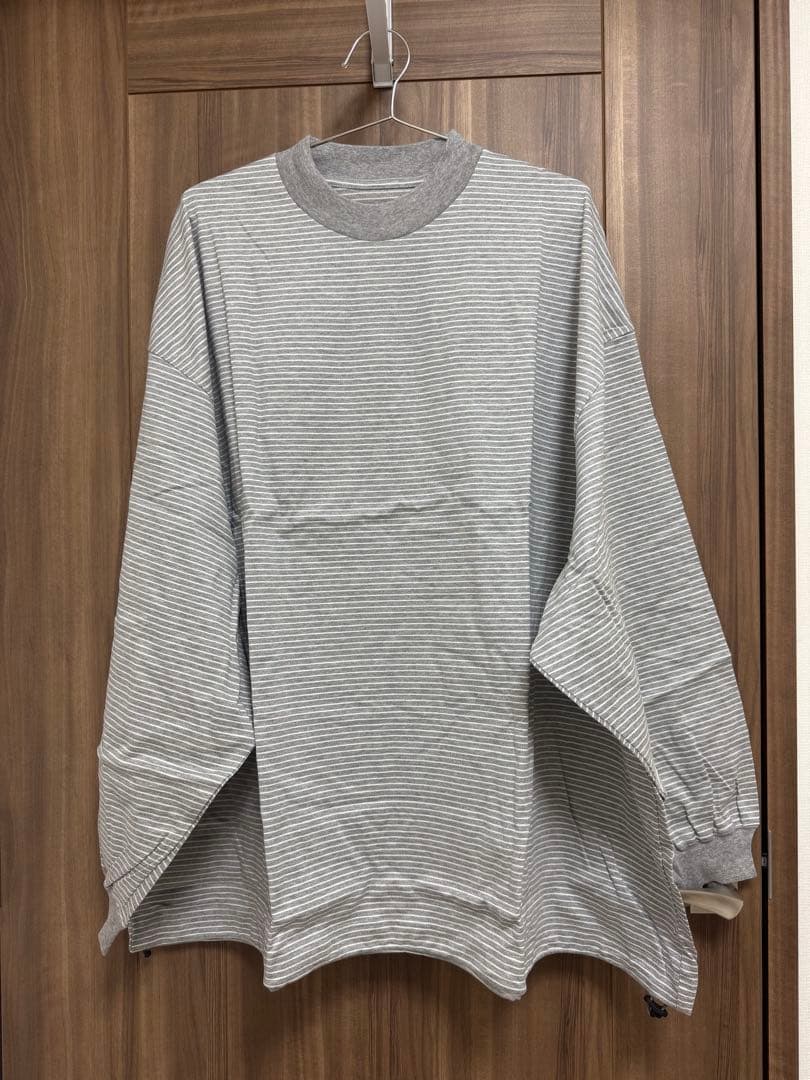 新品未使用 定価17,600円 イズネス バルーンロンT サイズL(48)グレー