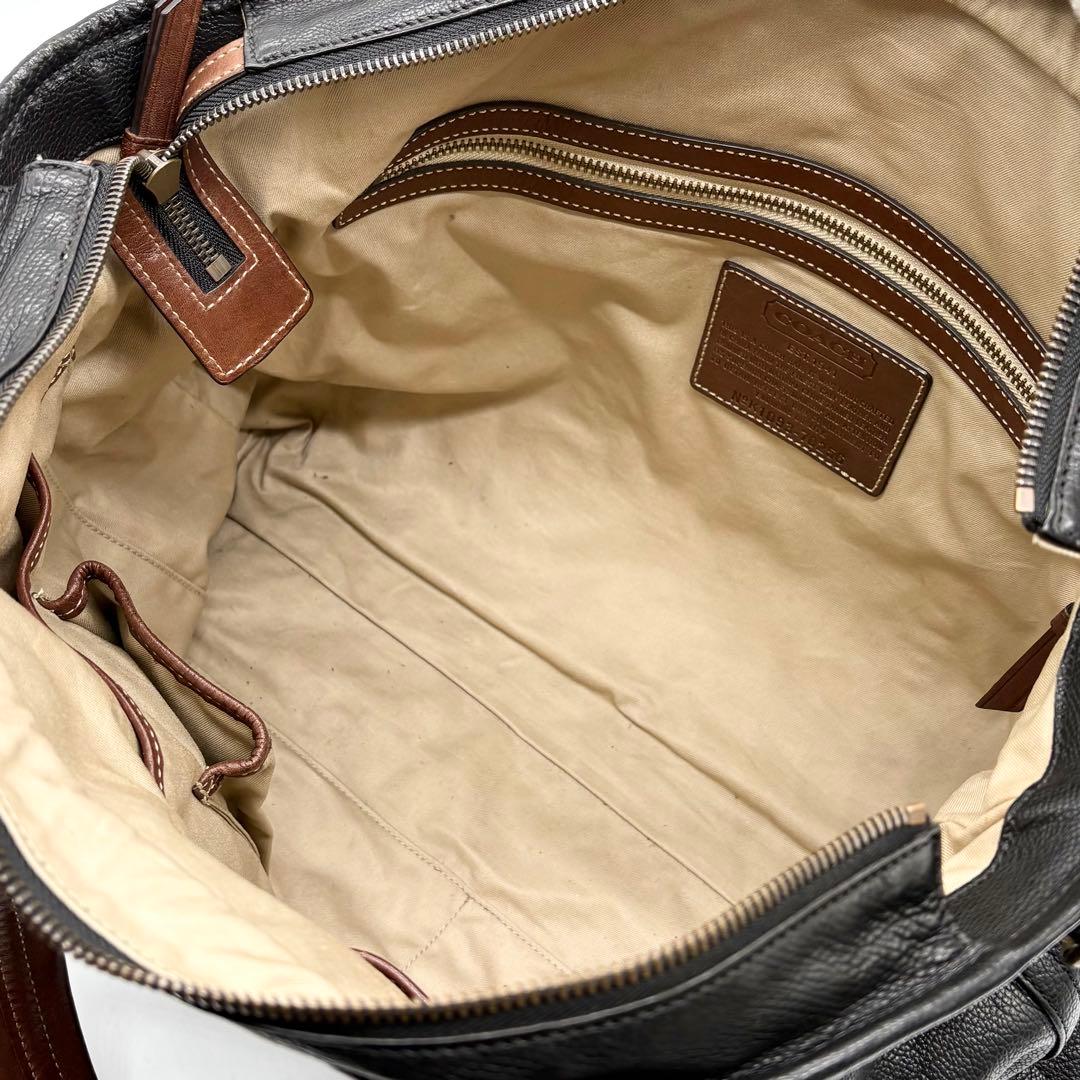 【美品】コーチ ハリソン 2way トートバッグ 肩掛け A4可 レザー