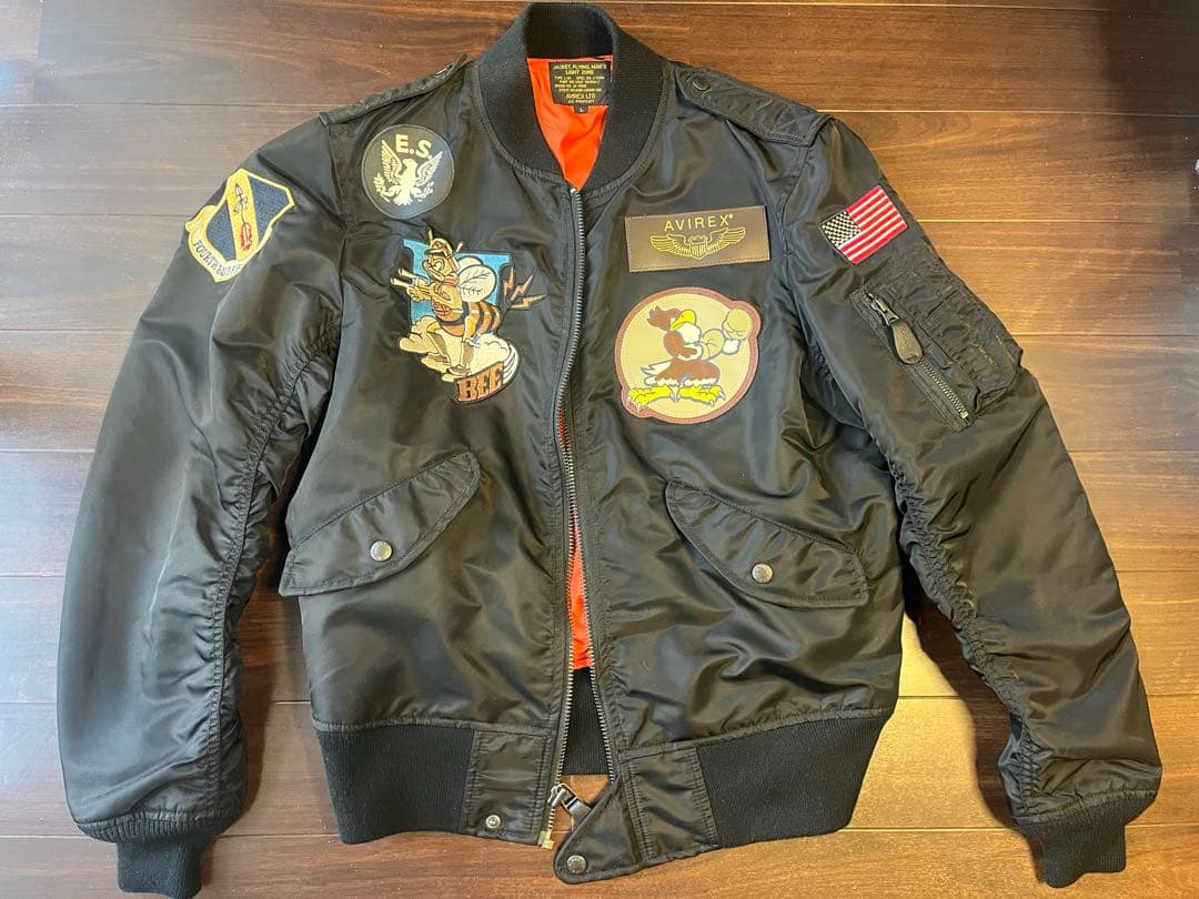 w*e様 AVIREX アヴィレックス L-2A フライトジャケットMA-1ワッ