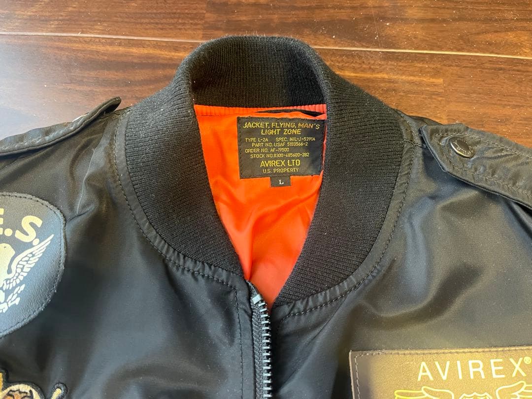 w*e様 AVIREX アヴィレックス L-2A フライトジャケットMA-1ワッ