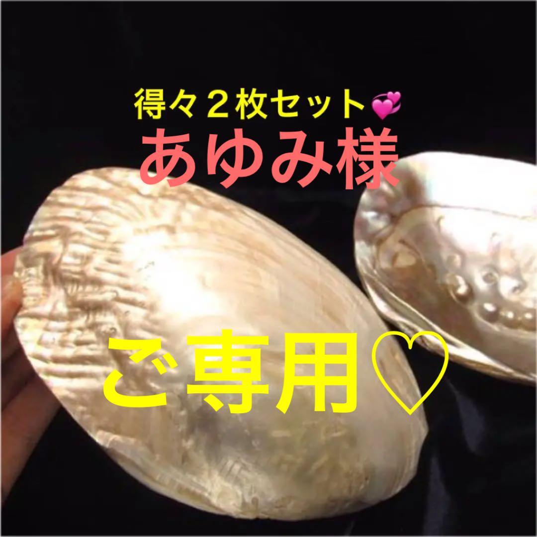 ★特選NEW★浄化✴︎エネルギーUP☆得々２枚【イケチョウ貝パールシェルトレイ】❤️