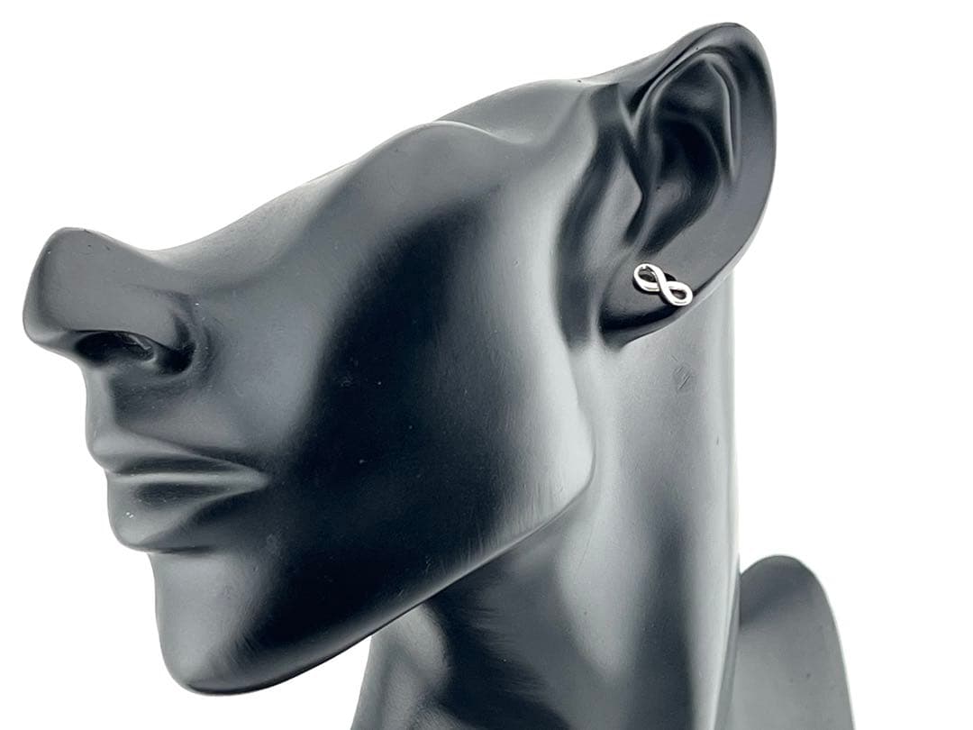 h959 美品　ティファニー　インフィニティ　ピアス　Ag 925 シルバー