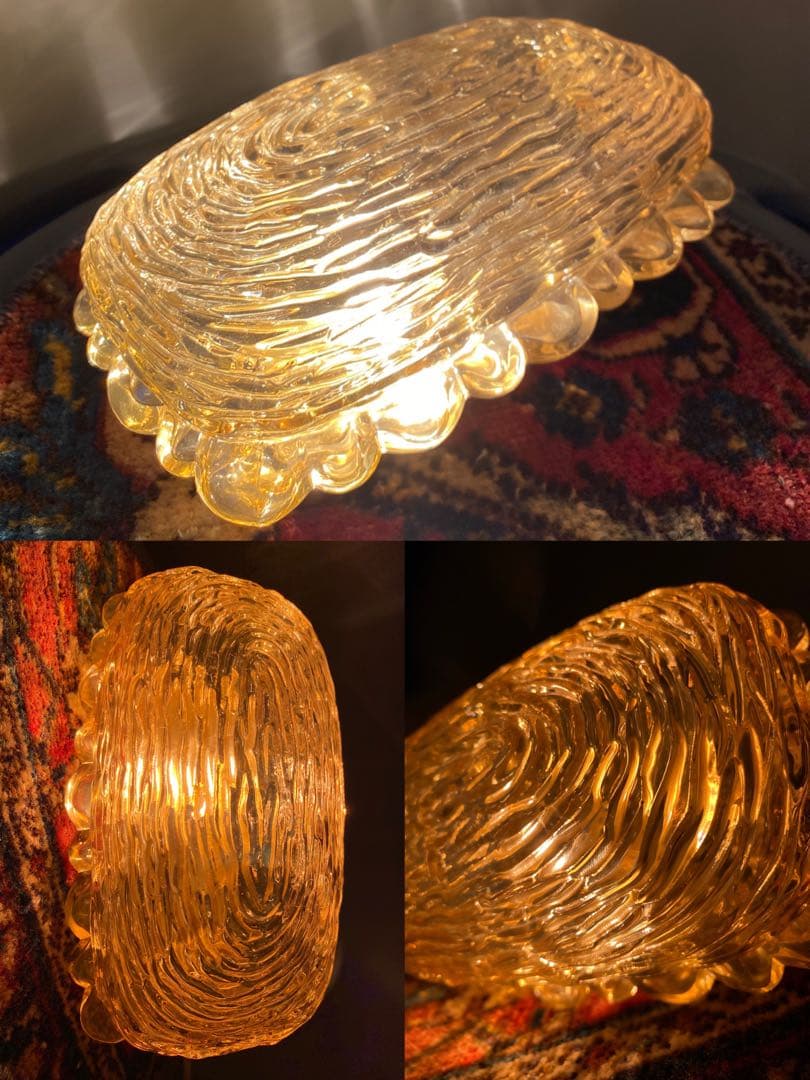 アンティーク ビンテージ 50s 60s ミッドセンチュリー ガラス ライト