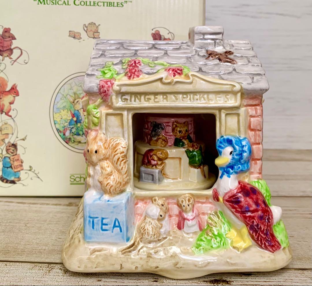 ジンジャーとピクルスのお店 オルゴール 箱入り ピーターラビット