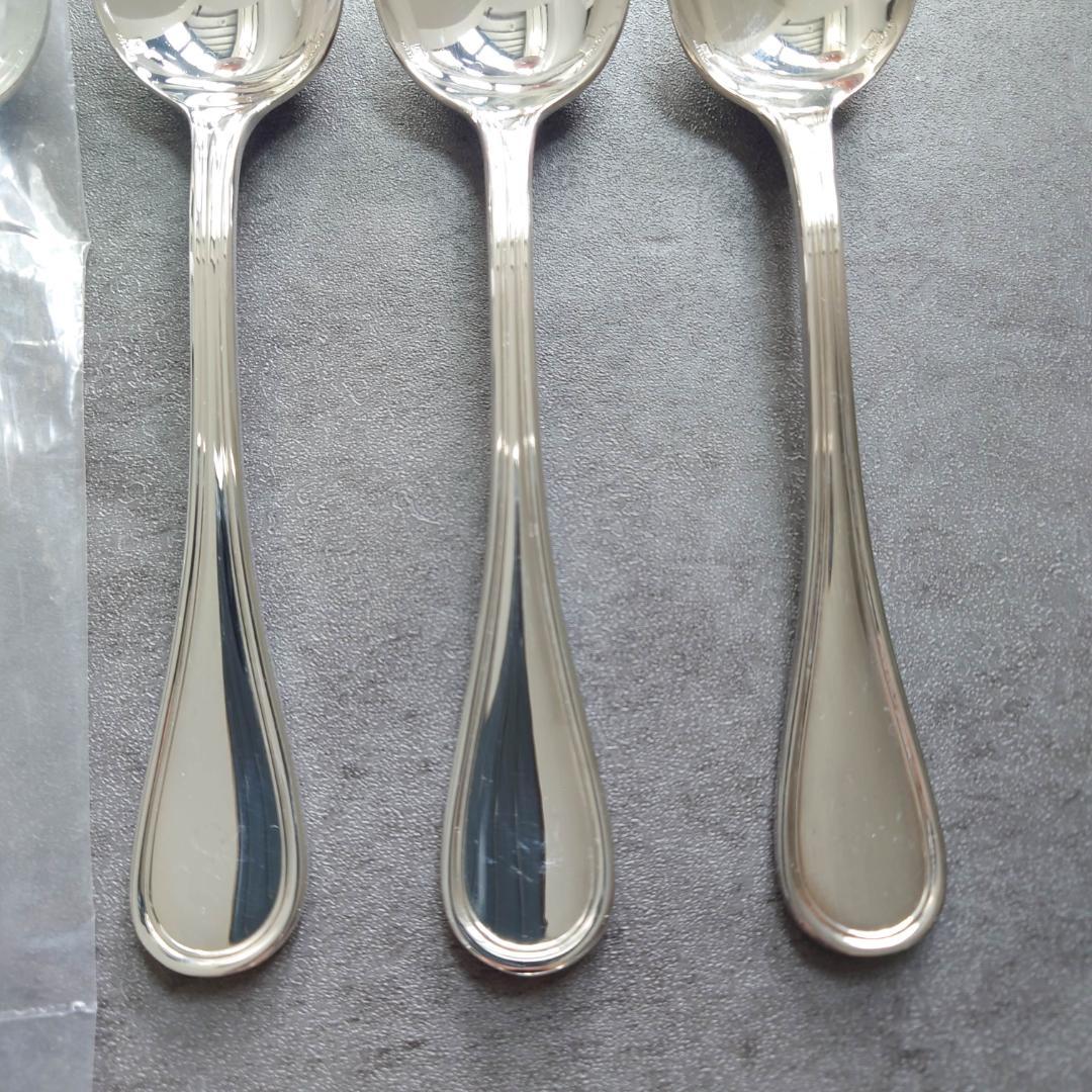 希少 美品 クリストフル アルビ デザートスプーン 未開封含む 6点