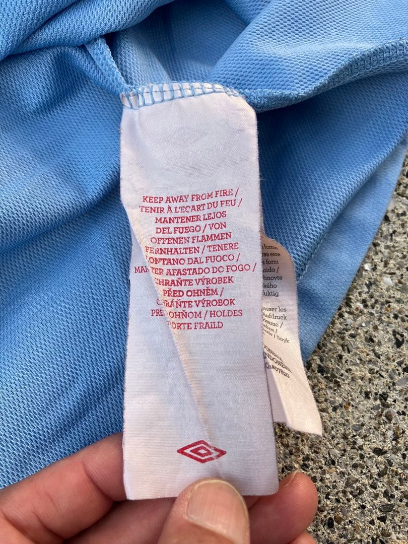 【美品！！】アンブロ/マンチェスターシティ　ユニフォーム/ノエルギャラガー L