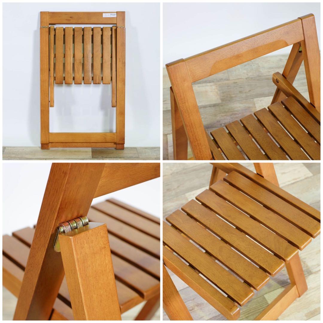 C 新品 ダイニングセット 折り畳み ダイニングテーブル ブラウン 省スペース