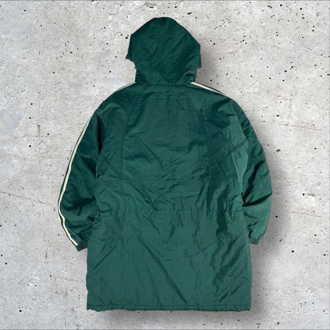 【はやとわかやま 様】90s adidas 中綿ベンチコート 縦ロゴ