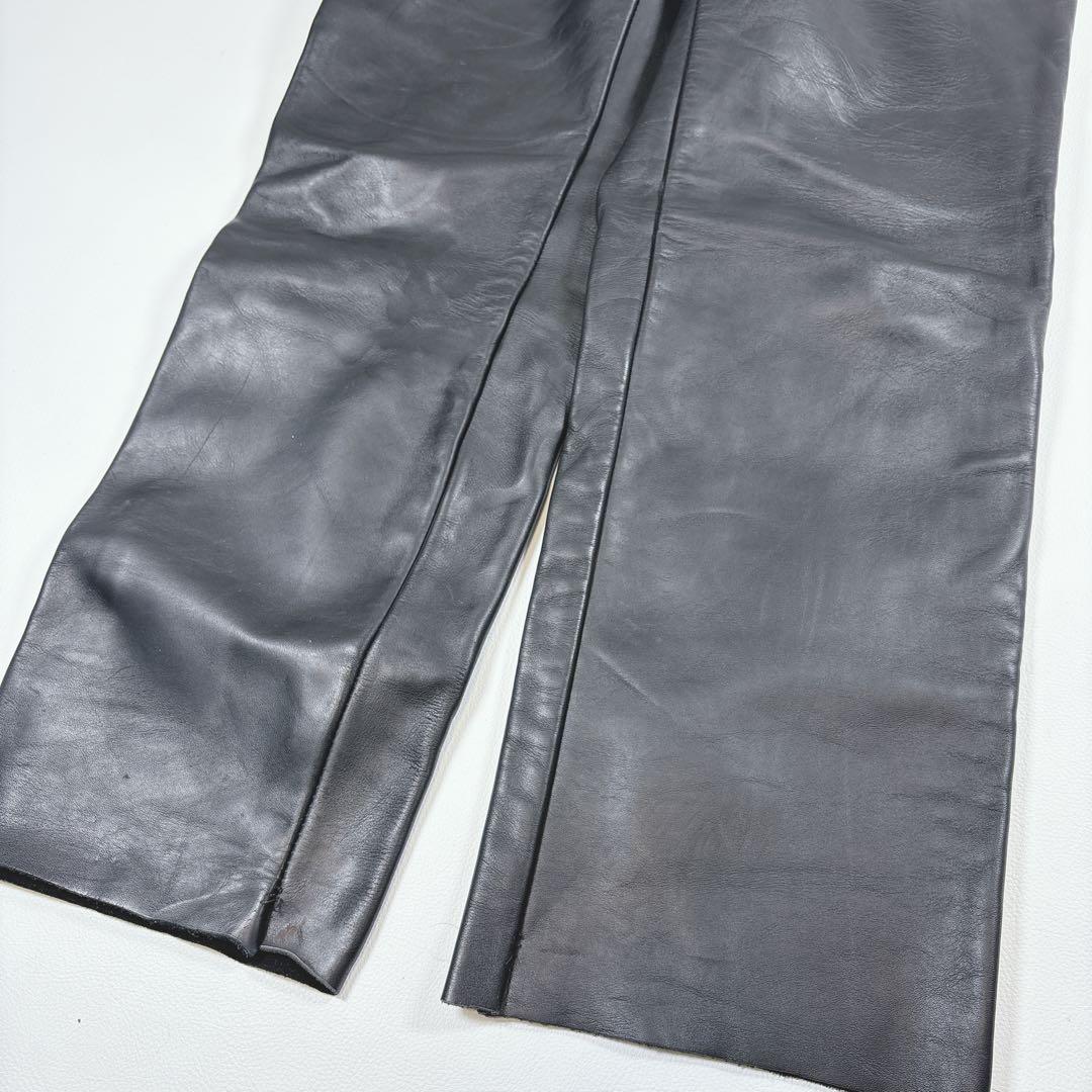Schott ショット レザーパンツ 600 USA製 本革 黒 34