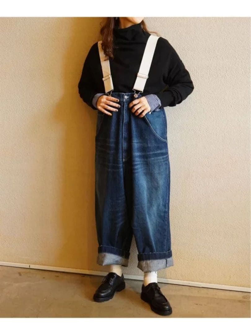 journal standard luxe インディゴビッグ5PKキュロット