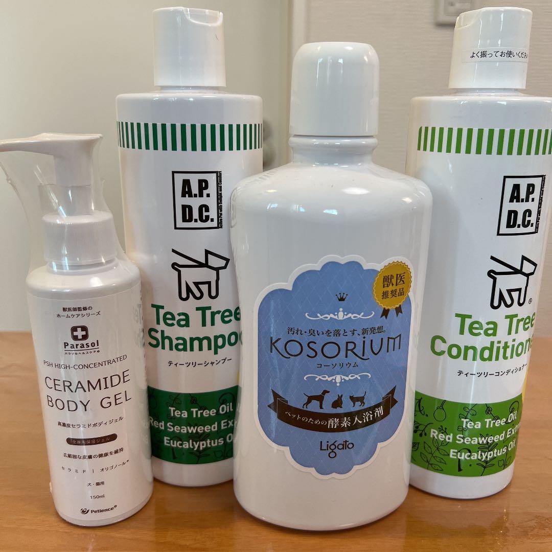 高濃度セラミドスプレー+コーソリウム+ティーツリーシャンプーコンディション