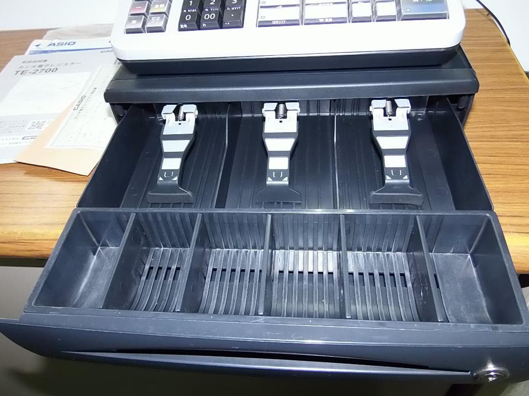 設定無料 CASIO TE-2700-20S レジスター 20部門 250530