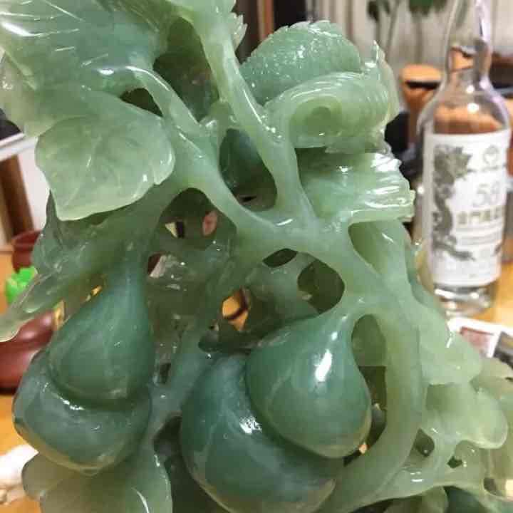 和田玉 和田碧玉 中国美術 龍と瓢箪 天然石