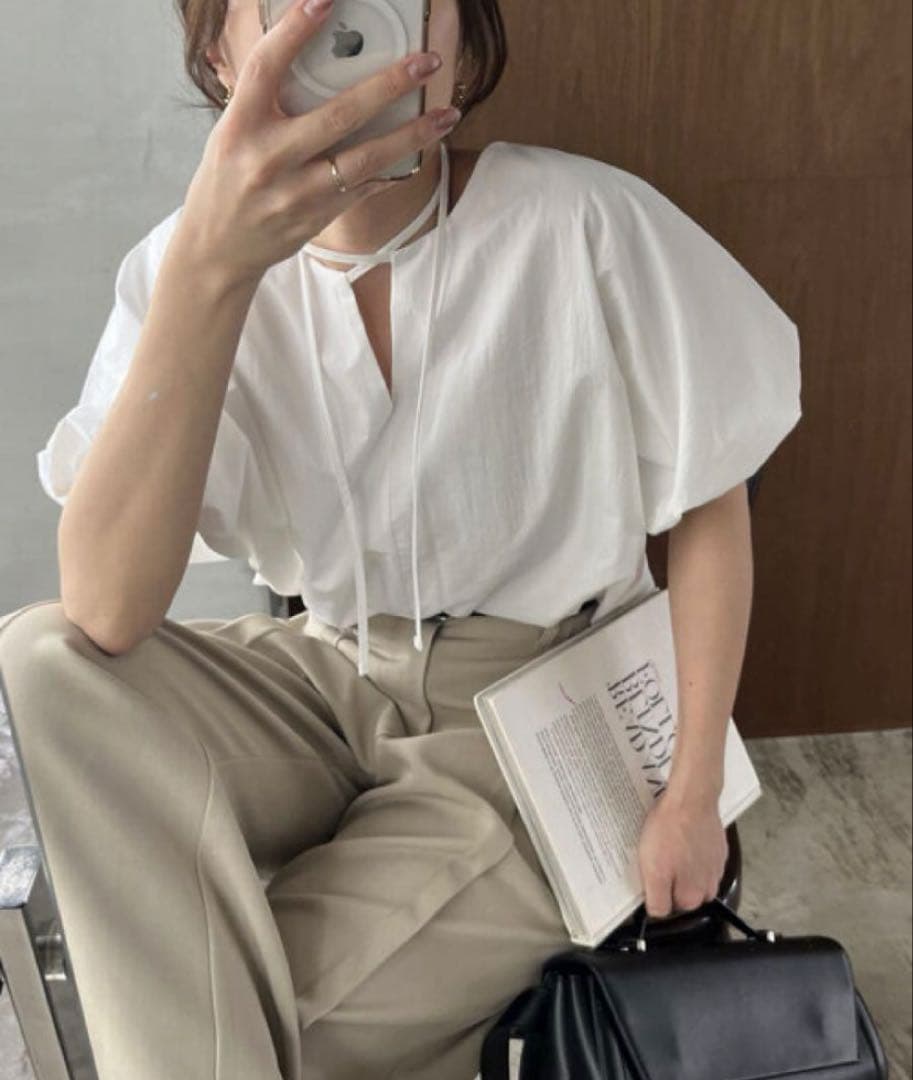 Yuri　バルーンリボンブラウス