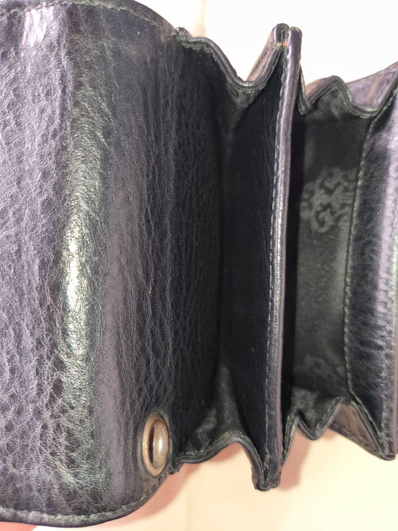 美品 Chrome Hearts クロムハーツ CHプラスボタン タイニー 財布