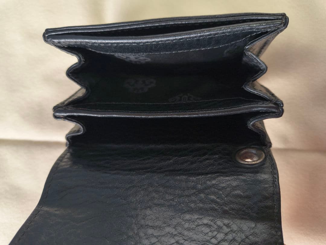 美品 Chrome Hearts クロムハーツ CHプラスボタン タイニー 財布