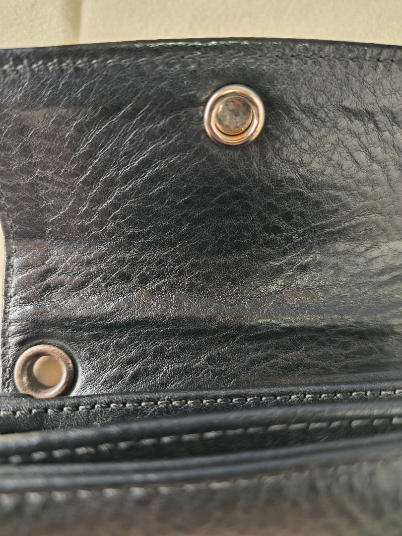 美品 Chrome Hearts クロムハーツ CHプラスボタン タイニー 財布