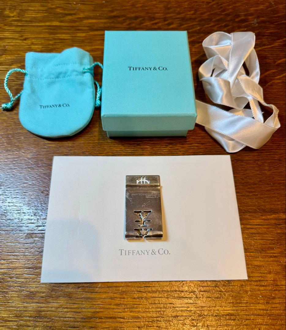 Tiffany & Co. ティファニーカレンシーマネークリップ レシート原本
