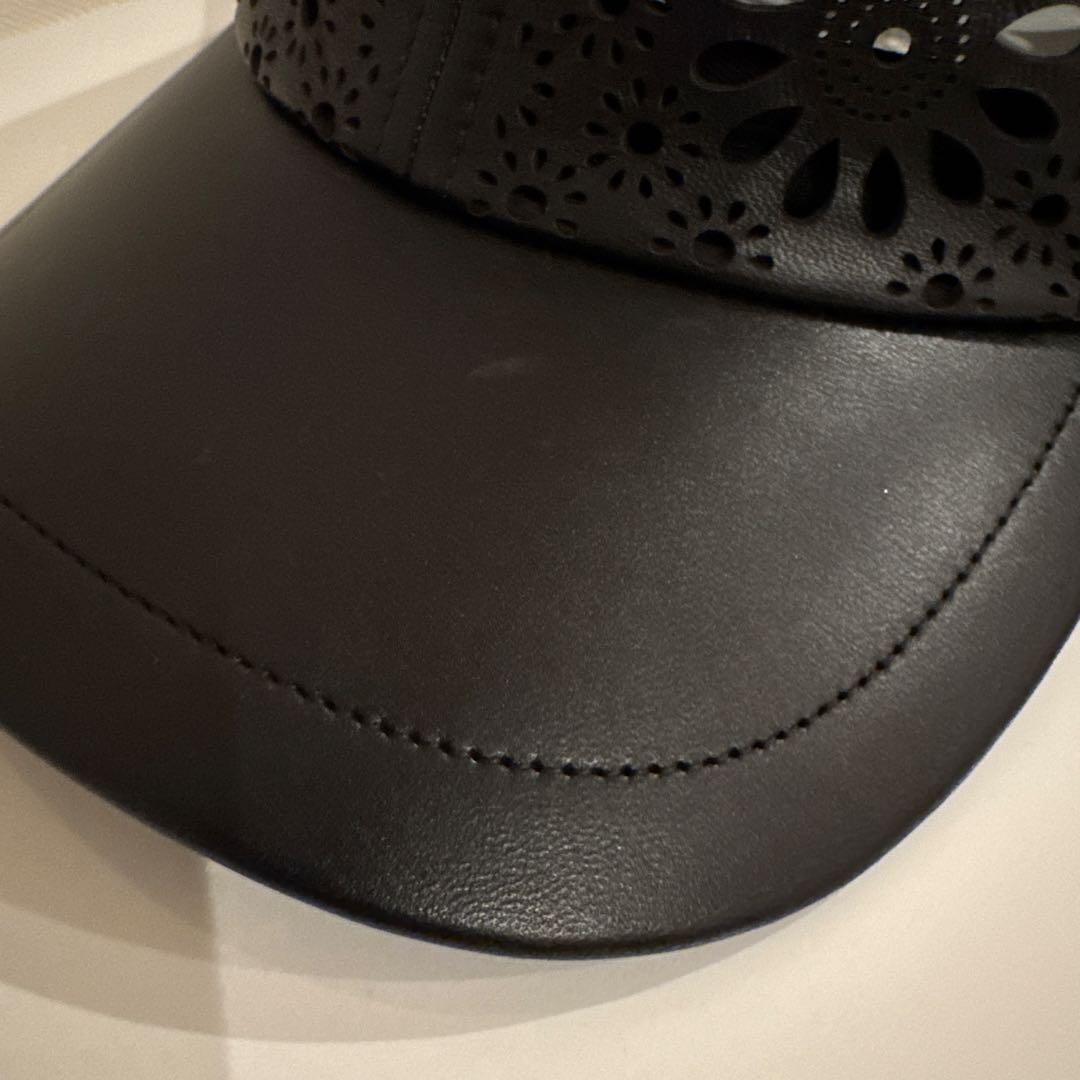 CHRISTIAN DIOR 花柄パンチングキャップ