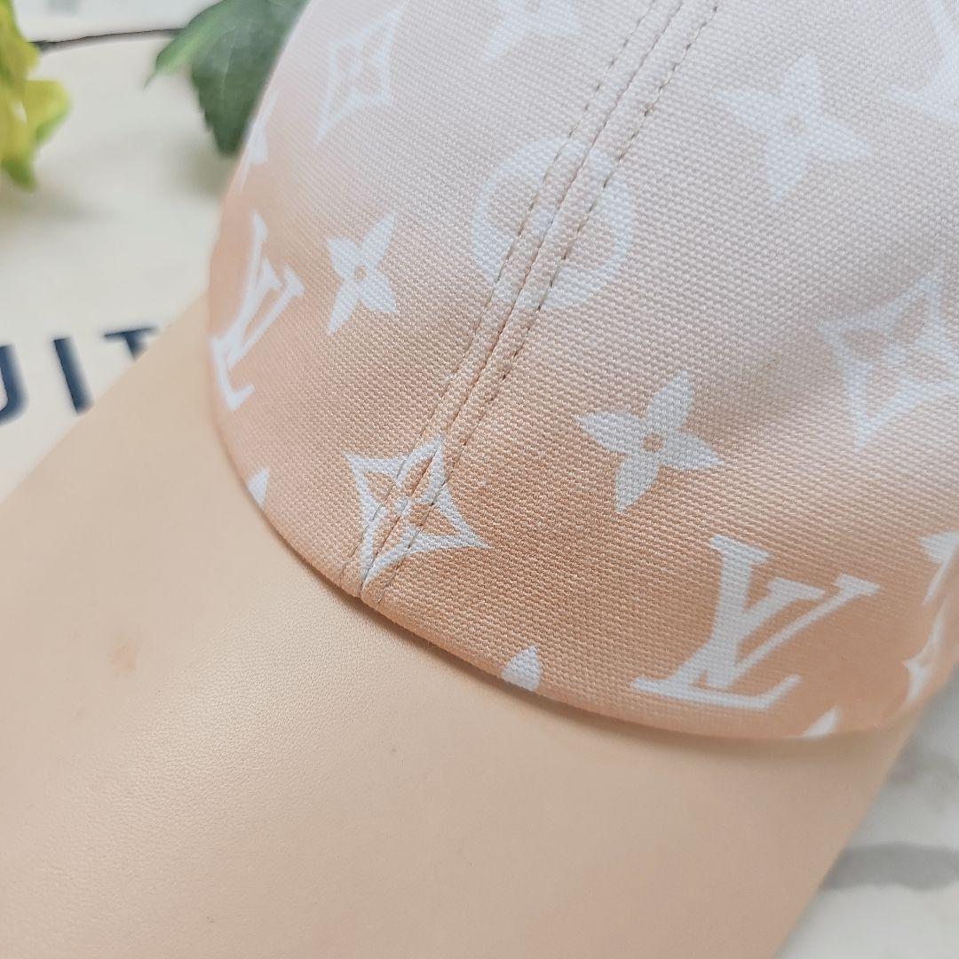 美品✨LOUIS VUITTON モノグラムキャップ　グラデーション　ピンク　M