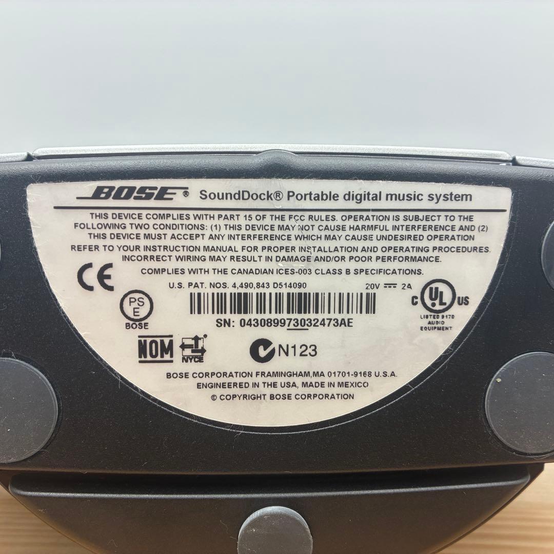 BOSE ボーズ SoundDock Portable N123