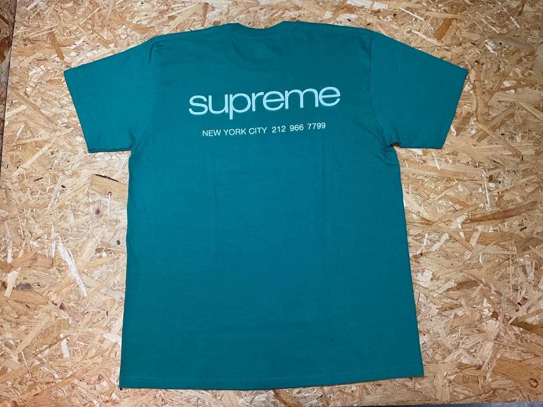 タグ付 未使用 シュプリーム 23FW NYC Tee Light Pine L