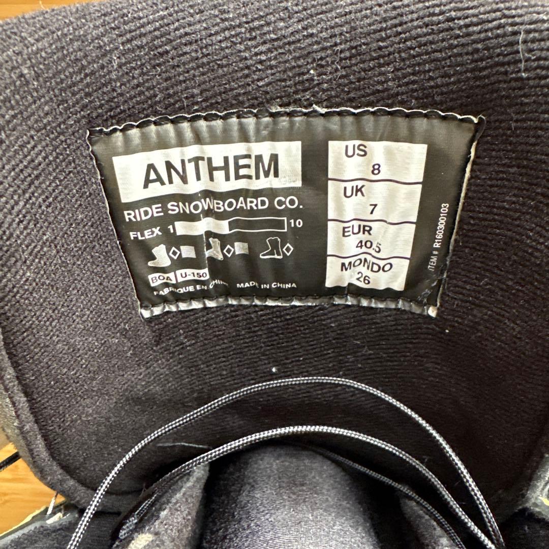 RIDE ANTHEM スノーボードブーツ