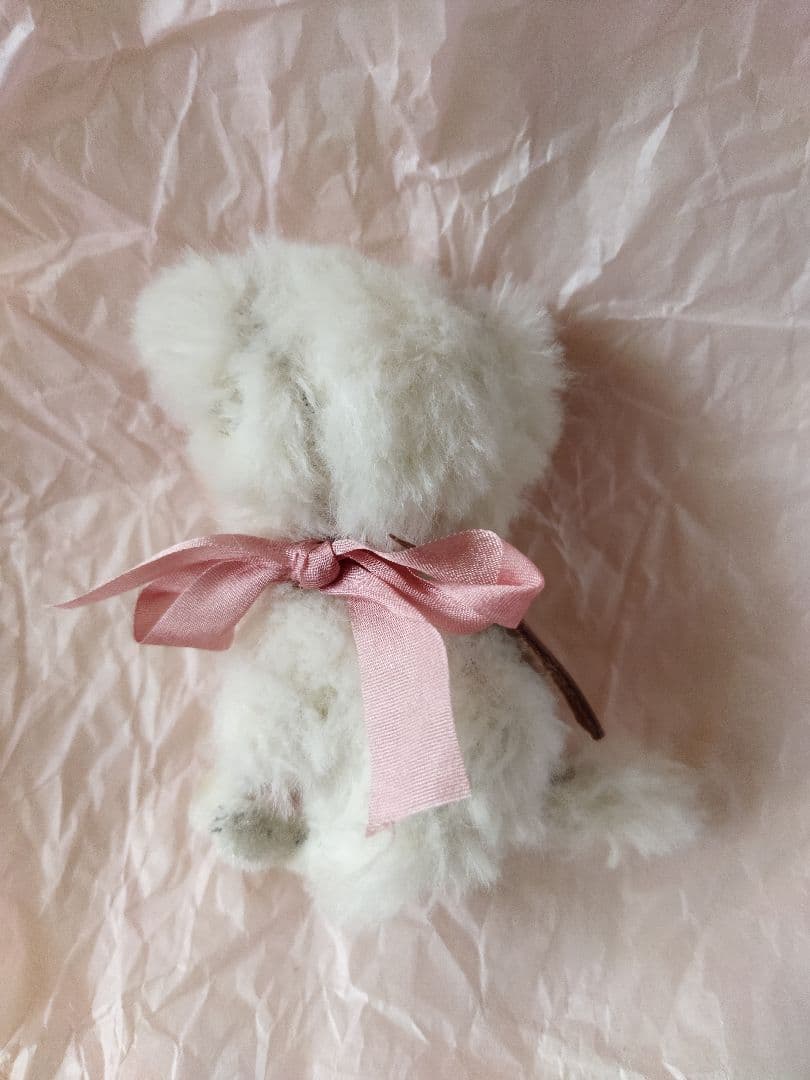 アーティストベア　白ねこちゃん　hacodeco　作家ぬいぐるみ