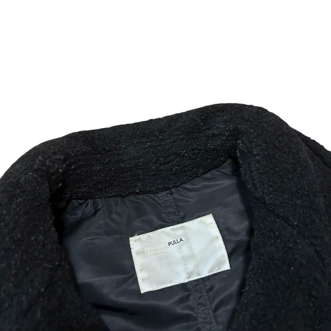 TOGA PULLA ウールナイロンドッキング ロングコート