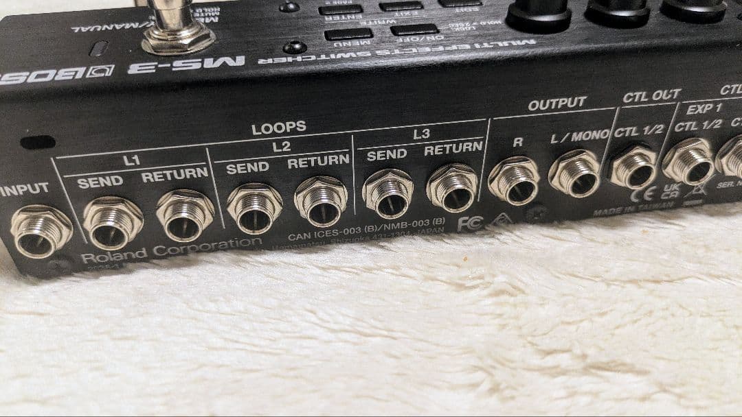 boss ms-3 マルチエフェクター スイッチャー